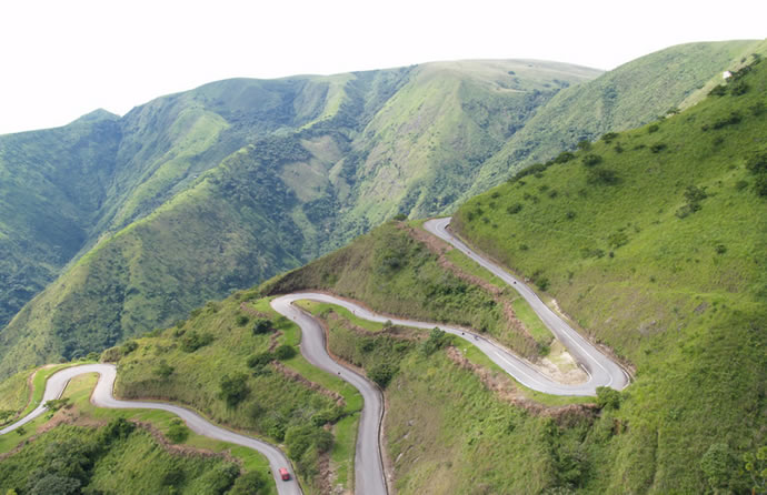 Winding Road at Obudu Cattle Ranch Cross Rivers Nigeria